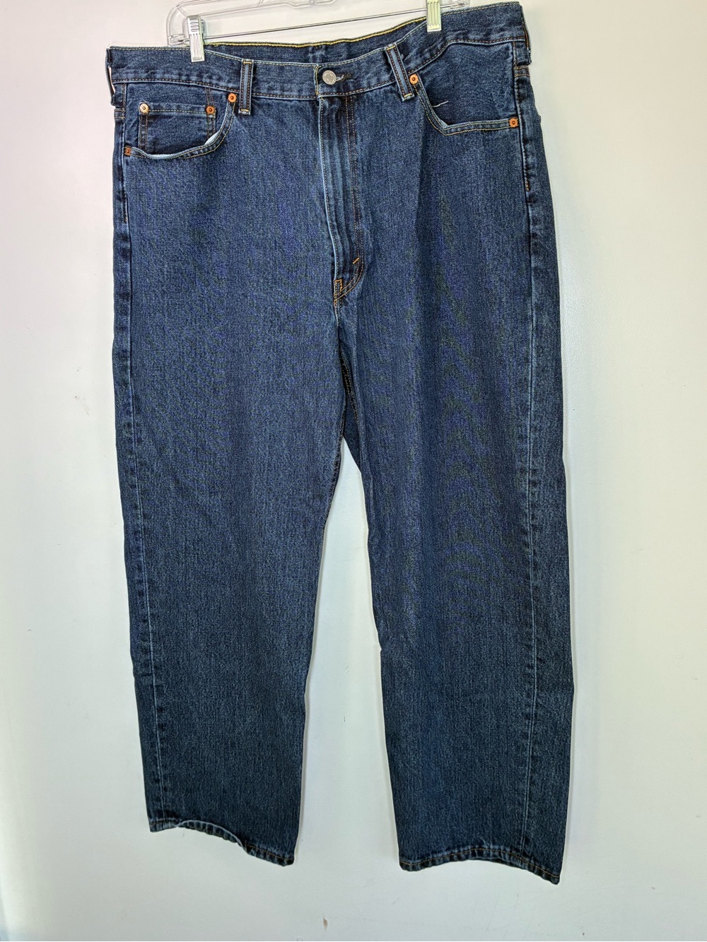 Levi's 550 Relaxed Fit Dark Blue Jeans 40x 30